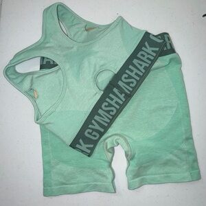 Gymshark Light Green Activewear Set